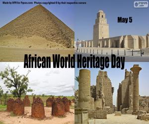 Puzzle Ημέρα Παγκόσμιας Κληρονομιάς της Αφρικής